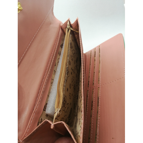 Elegantní peněženka modrá s květinami