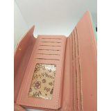 Elegantní peněženka zelená s květinami