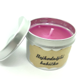 Vonná svíčka v plechovce černý rybíz