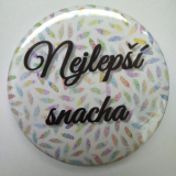 Placka, odznak velikosti 58 mm