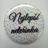 Placka, odznak velikosti 58 mm