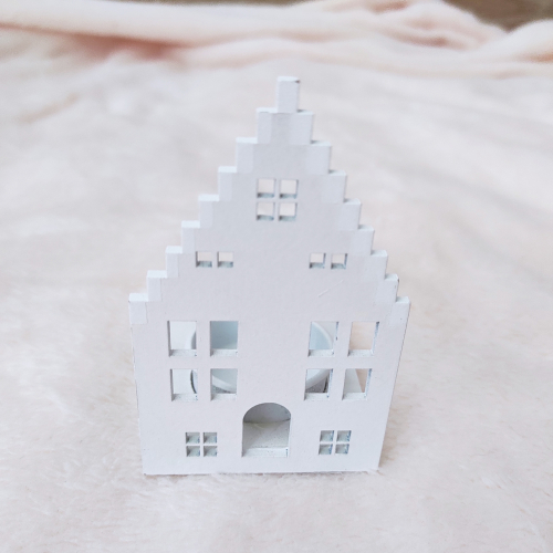 Vánoční porcelánový svícen sob