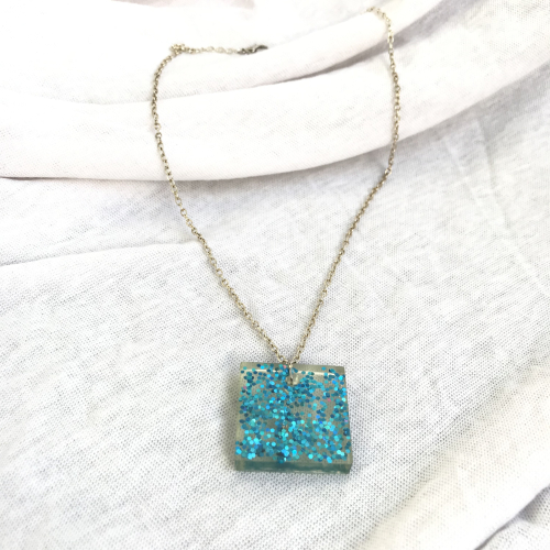 Řetízek s fimo přívěškem, handmade