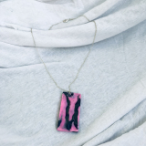 Řetízek s fimo přívěškem, handmade