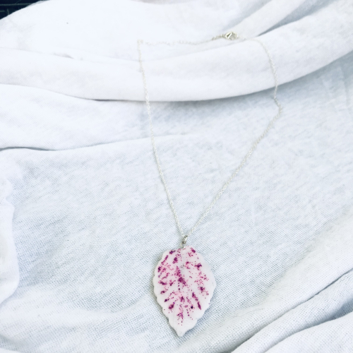 Řetízek s fimo přívěškem, handmade