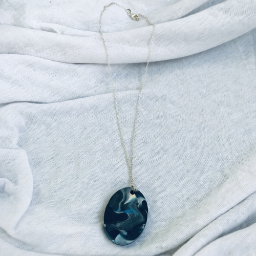 Řetízek s fimo přívěškem, handmade