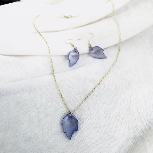 Sada fialové mini kamínky