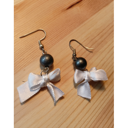 Náušnice s mašličkou