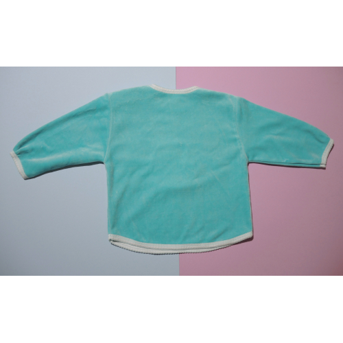 Dívčí mikina / motiv kotě / tyrkisová zeleň