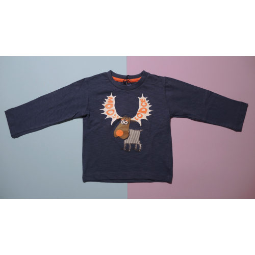 Tričko / motiv jelen /dlouhý rukáv