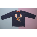 Tričko / motiv jelen /dlouhý rukáv