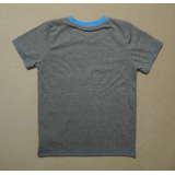 Šedé chlapecké tričko / motiv tenisky