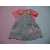 Šaty / džínové / motýl