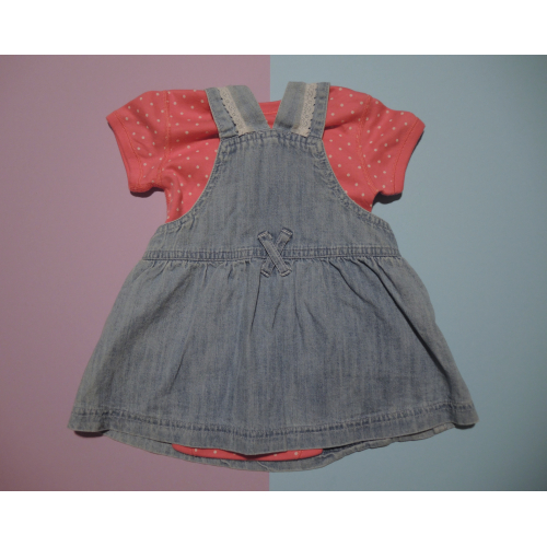 Šaty / džínové / motýl