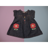 Šaty / džínové / flowers