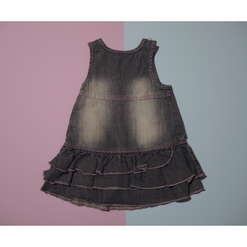 Šaty / džínové / volánky