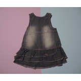 Šaty / džínové / volánky