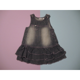 Šaty / džínové / volánky