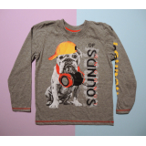 Chlapecké tričko / sounds / šedé