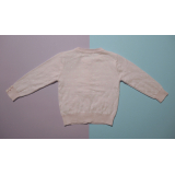 Dívčí svetr s kapsami / růžový