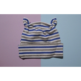 Čepice / pruhovaná / šedo-modrá