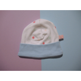 Čepice / modrá / puntíky