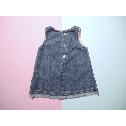 Šaty / džínové / butterfly