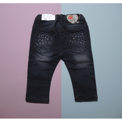 Dívčí džíny / Tmavě modré / třpytivé