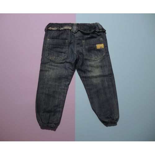 Dívčí Džíny / Modré / s mašlí