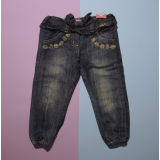 Dívčí Džíny / Modré / s mašlí