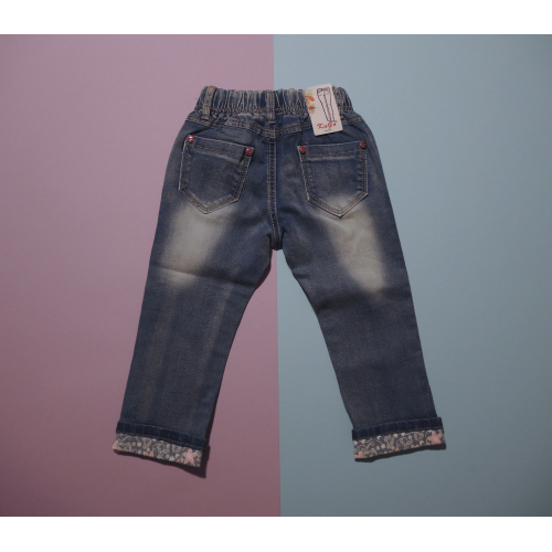 Dívčí džíny / modré / růžové