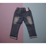Dívčí džíny / modré / růžové