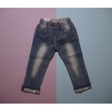 Dívčí džíny / modré / růžové