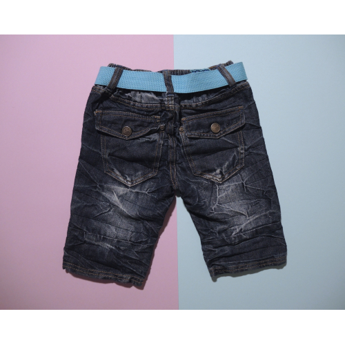 Džínové kraťasy / modré / motiv chobotničky