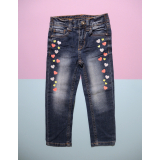 Dívčí džíny se srdíčkama