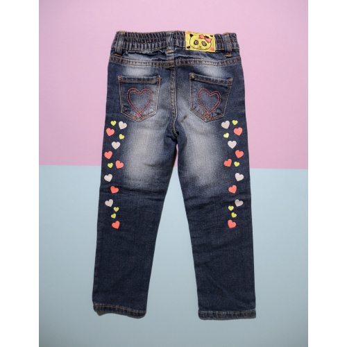Dívčí džíny se srdíčkama