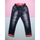 Dívčí džíny s mašlí a třpytkami