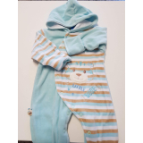 Dvouvrstvý overal s kapucí / světle modrý