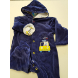 Dvouvrstvý overal s kapucí / modrý