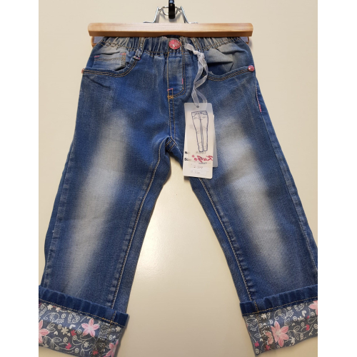 Dívčí džíny / modré / růžové