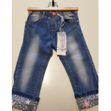 Dívčí džíny / modré / růžové