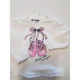 Šatečky k legínkám / bílá