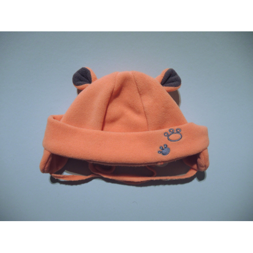 Růžová čepice s oušky