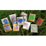 Přívěšek na klíče Modré srdce