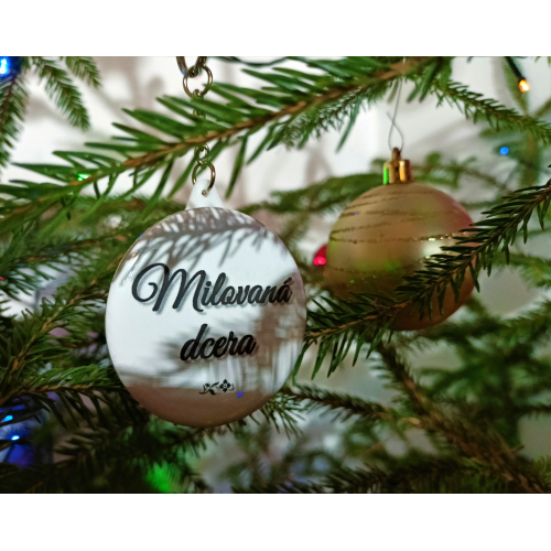 Přívěšek na klíče handmade s nápisem