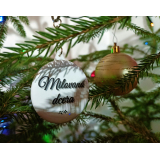 Přívěšek na klíče handmade s nápisem