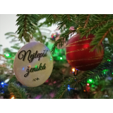 Přívěšek na klíče handmade s nápisem