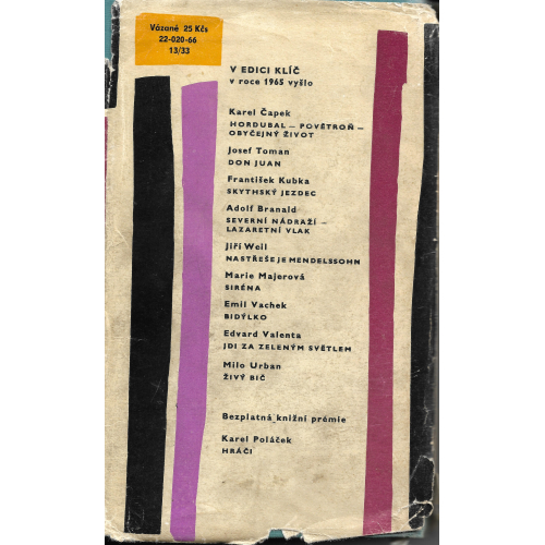 Jan Otčenášek, Kulhavý Orfeus