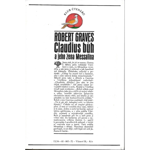 Claudius bůh a jeho žena Messalina