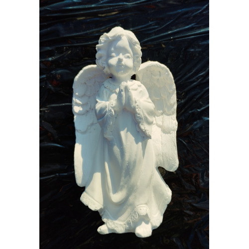 Anděl bílý vysoký 11 cm